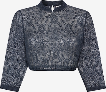 STOCKERPOINT Klederdracht blouse 'Celine' in Blauw: voorkant