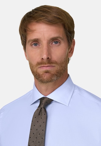 Chemise Boggi Milano en bleu : devant