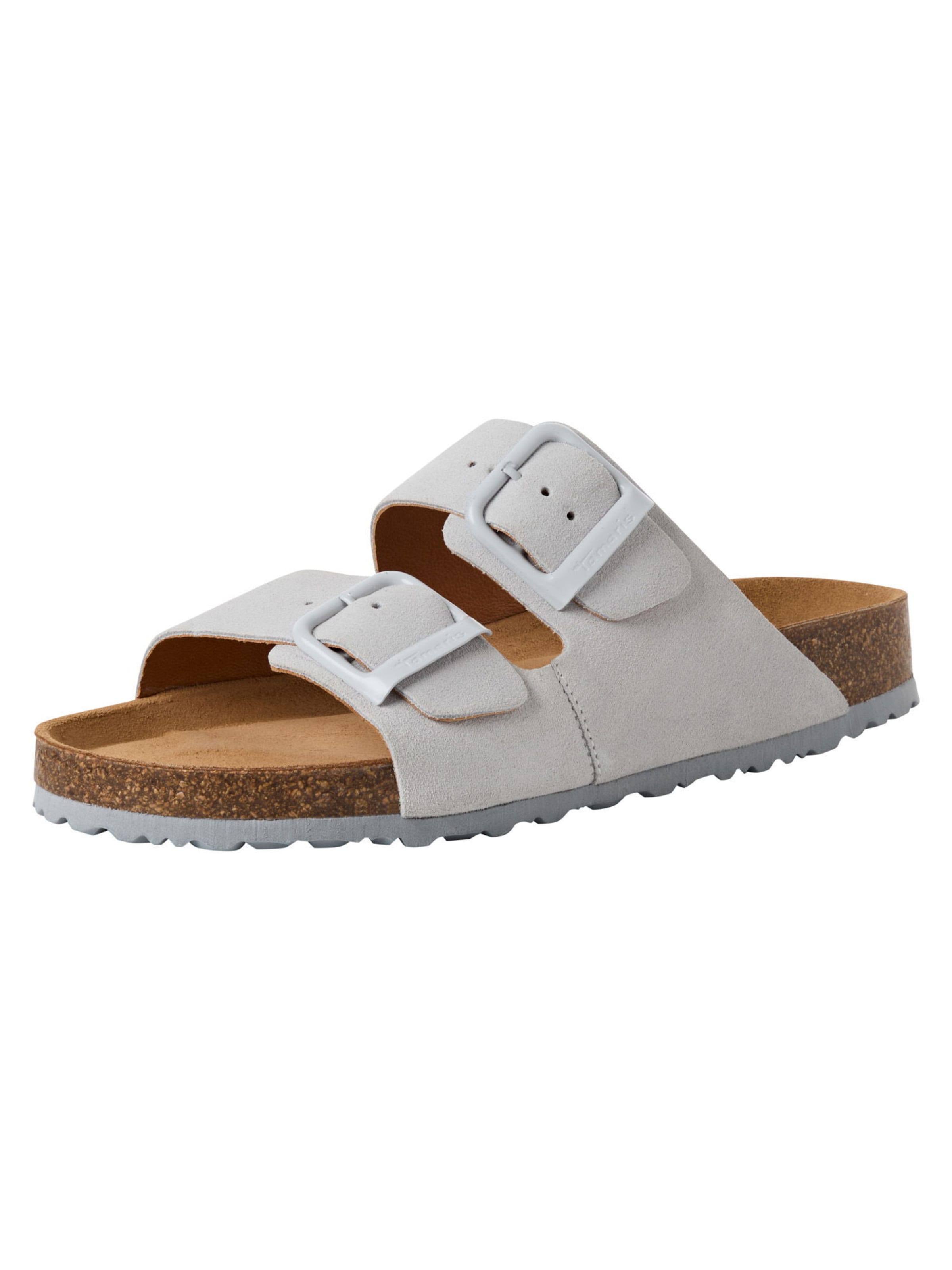 Mule Tamaris en gris : devant