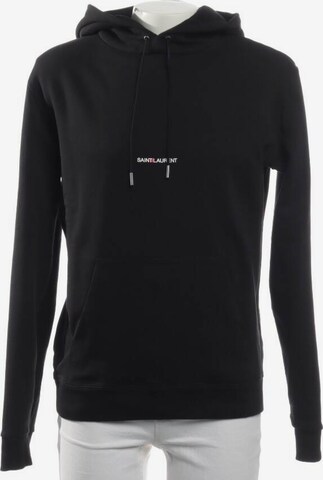 Saint Laurent Sweatshirt & Zip-Up Hoodie in L in Black: front