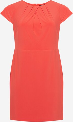 Lauren Ralph Lauren Plus Dress 'BRENDA' in Red: front