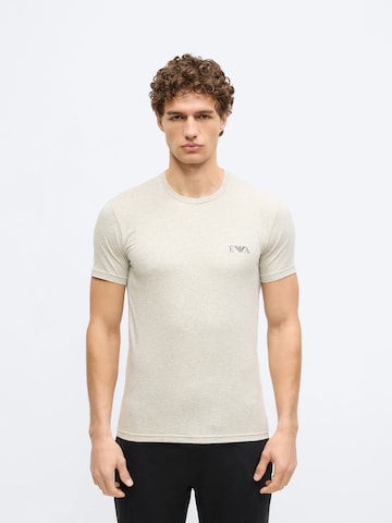 Emporio Armani - Camiseta térmica en beige