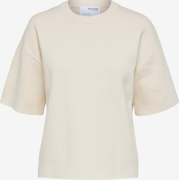 SELECTED FEMME Shirt 'HELI' in Beige: front