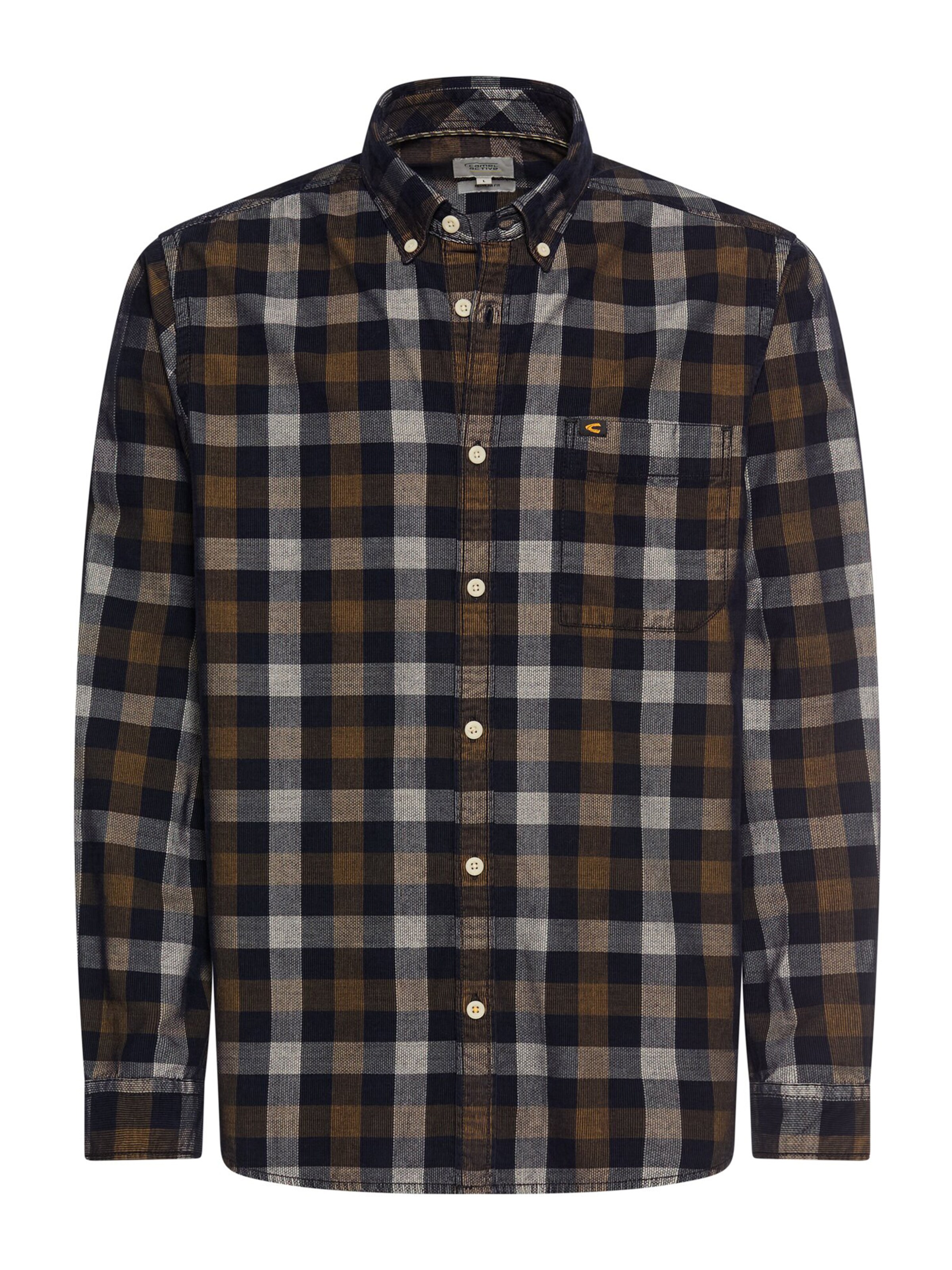 CAMEL ACTIVE Regular Fit Hemd in Braun: Vorderseite