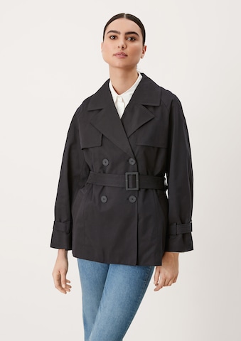 Manteau mi-saison s.Oliver en noir : devant