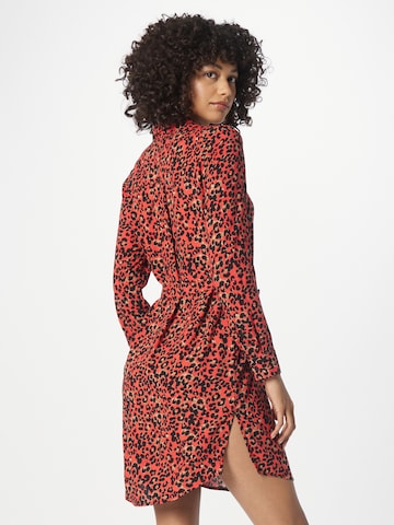 ICHI Shirt Dress 'VERA' in Red