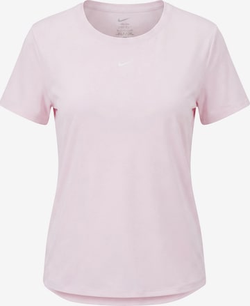 NIKE Performance Shirt 'ONE CLASSIC' in Pink: front