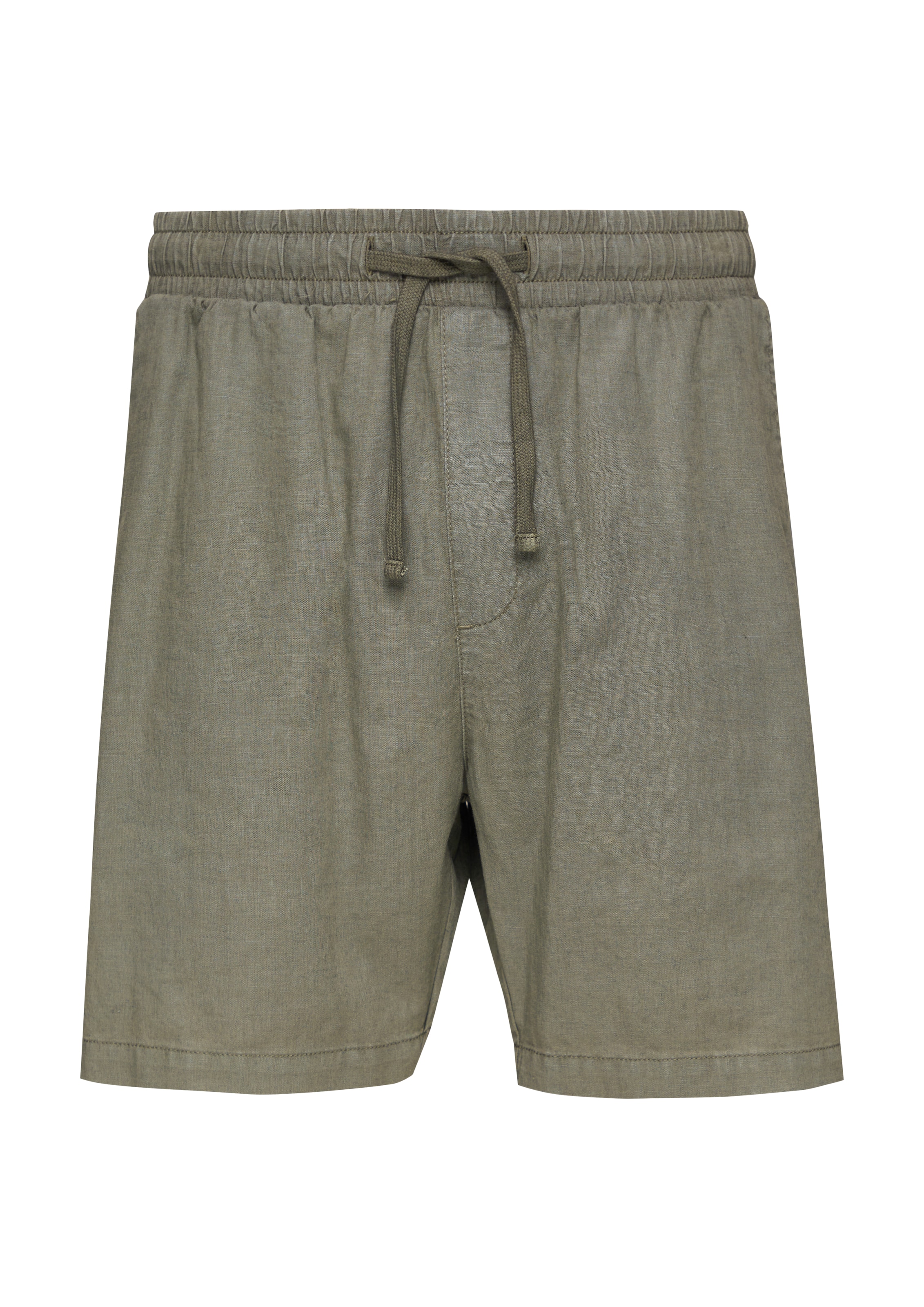 QS tavaline Püksid, värv roheline: eest vaates