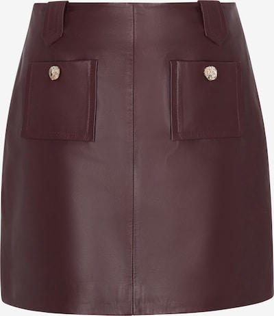 faina Saia em castanho escuro, Vista do artigo