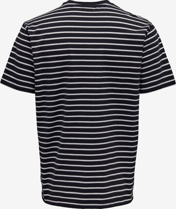 Only & Sons T-Shirt 'Henry' in Blau