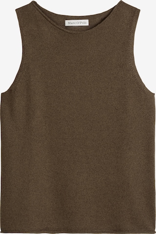 Tops en tricot Marc O'Polo en marron : devant