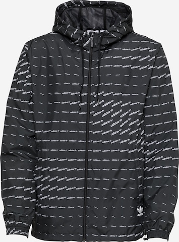 Veste mi-saison ADIDAS ORIGINALS en noir : devant