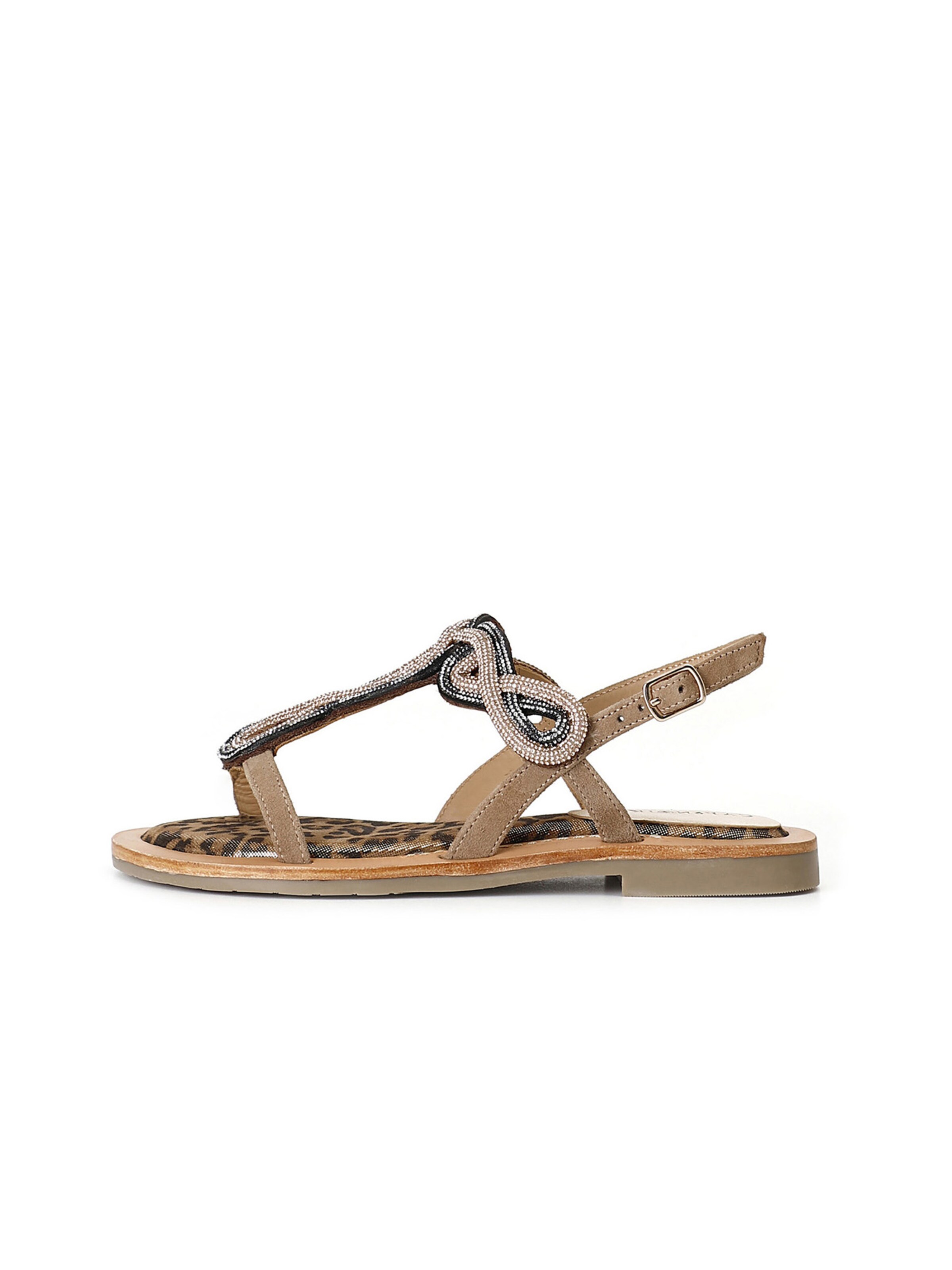 Sandalo di CAFè NOIR in bronzo: frontale