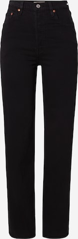 LEVI'S ® Дънки 'Ribcage Full Length' в черно: отпред