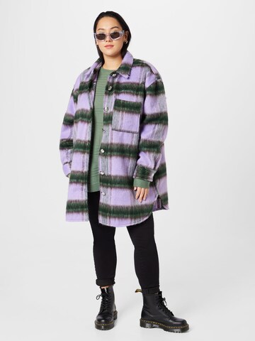 River Island Plus Prehodna jakna | vijolična barva