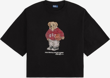 Tricou de la Polo Ralph Lauren pe negru: față