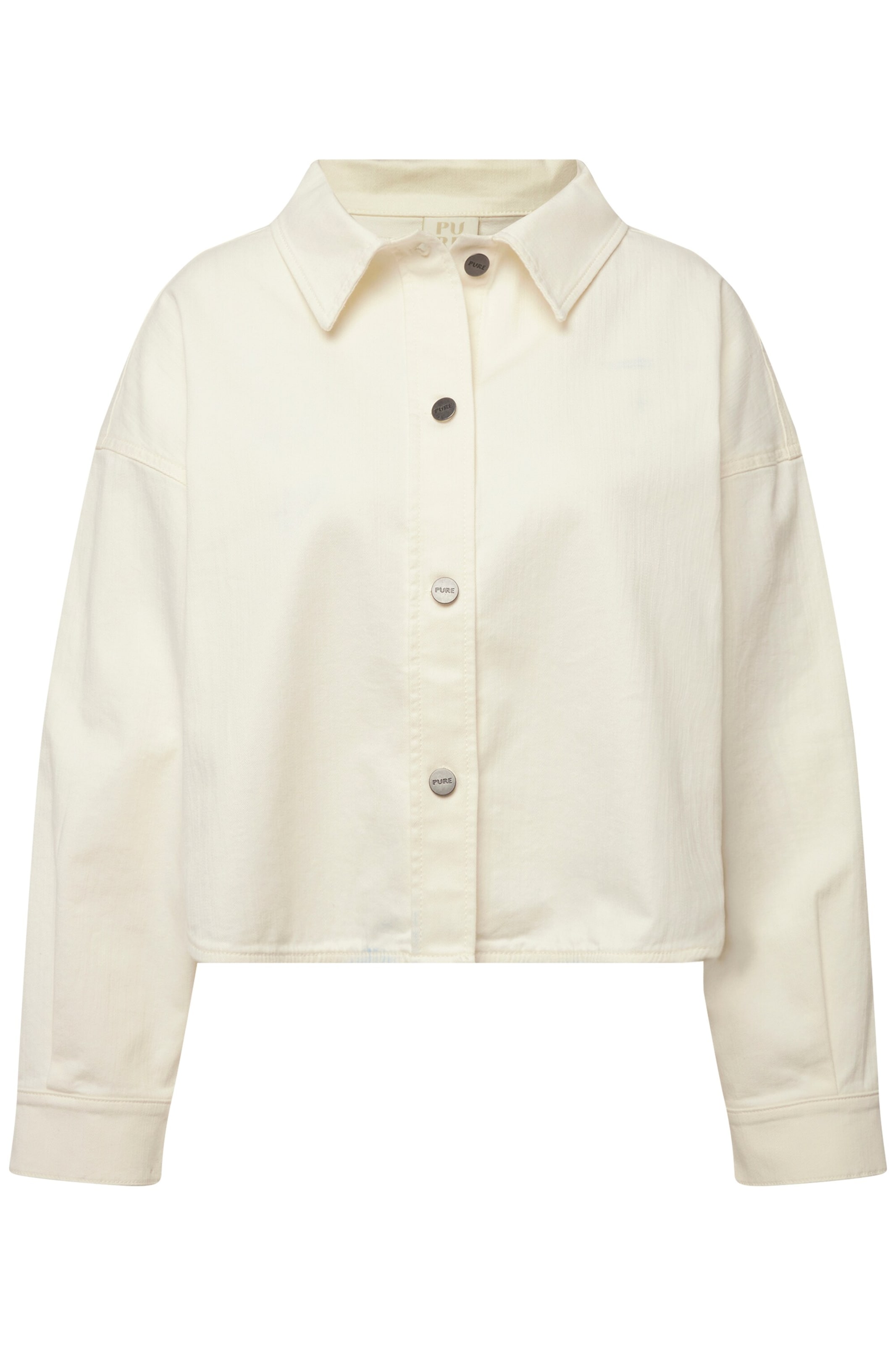 Ulla Popken Between-season jacket in White: front
