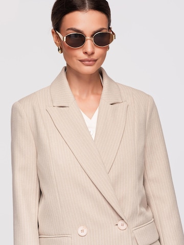 Ombre Blazers in Beige