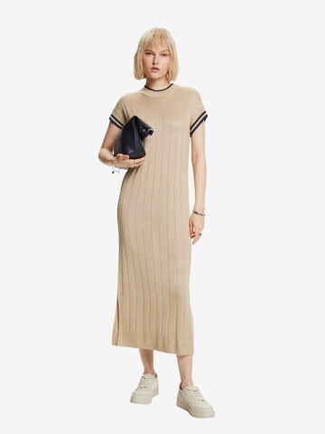 ESPRIT Knitted dress in Beige