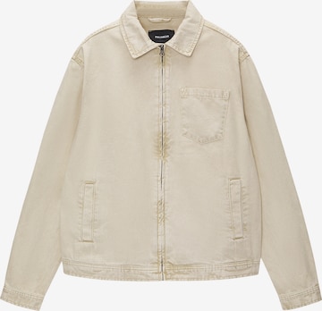 Pull&Bear Övergångsjacka i beige: framsida