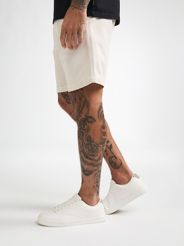 Petrol Industries regular Bukser i hvid