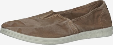 natural world Classic Flats in Beige: front