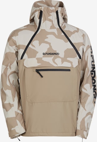 Veste outdoor 'Hydra ECO Anorak' Fundango en marron : devant