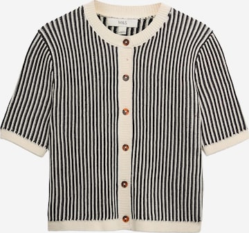 Cardigan Marks & Spencer en noir : devant