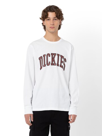 DICKIES Sweatshirt 'AITKIN TEE LS' i hvit: forside