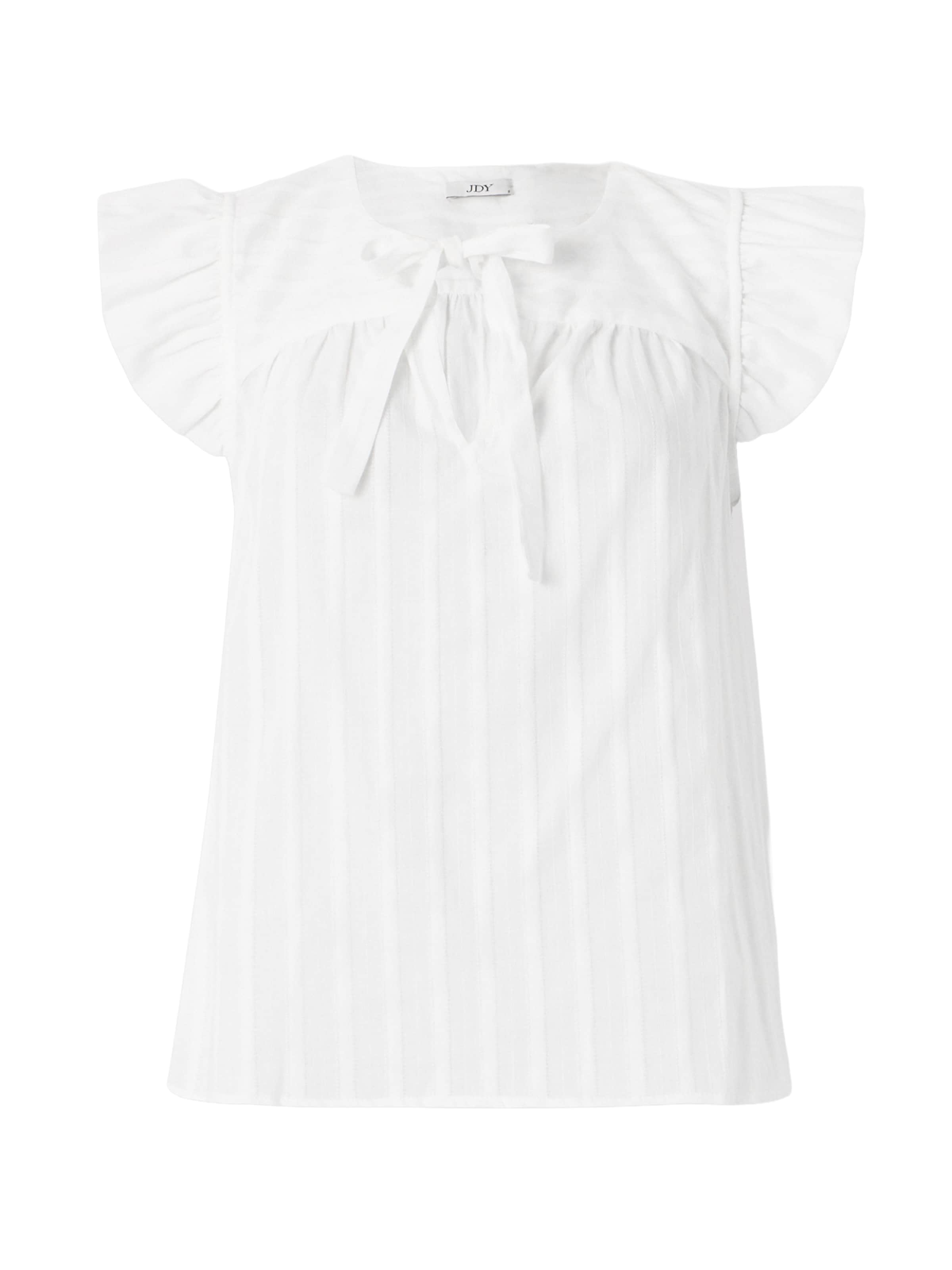 JDY Blouse 'JDYEVA TIE' in White: front