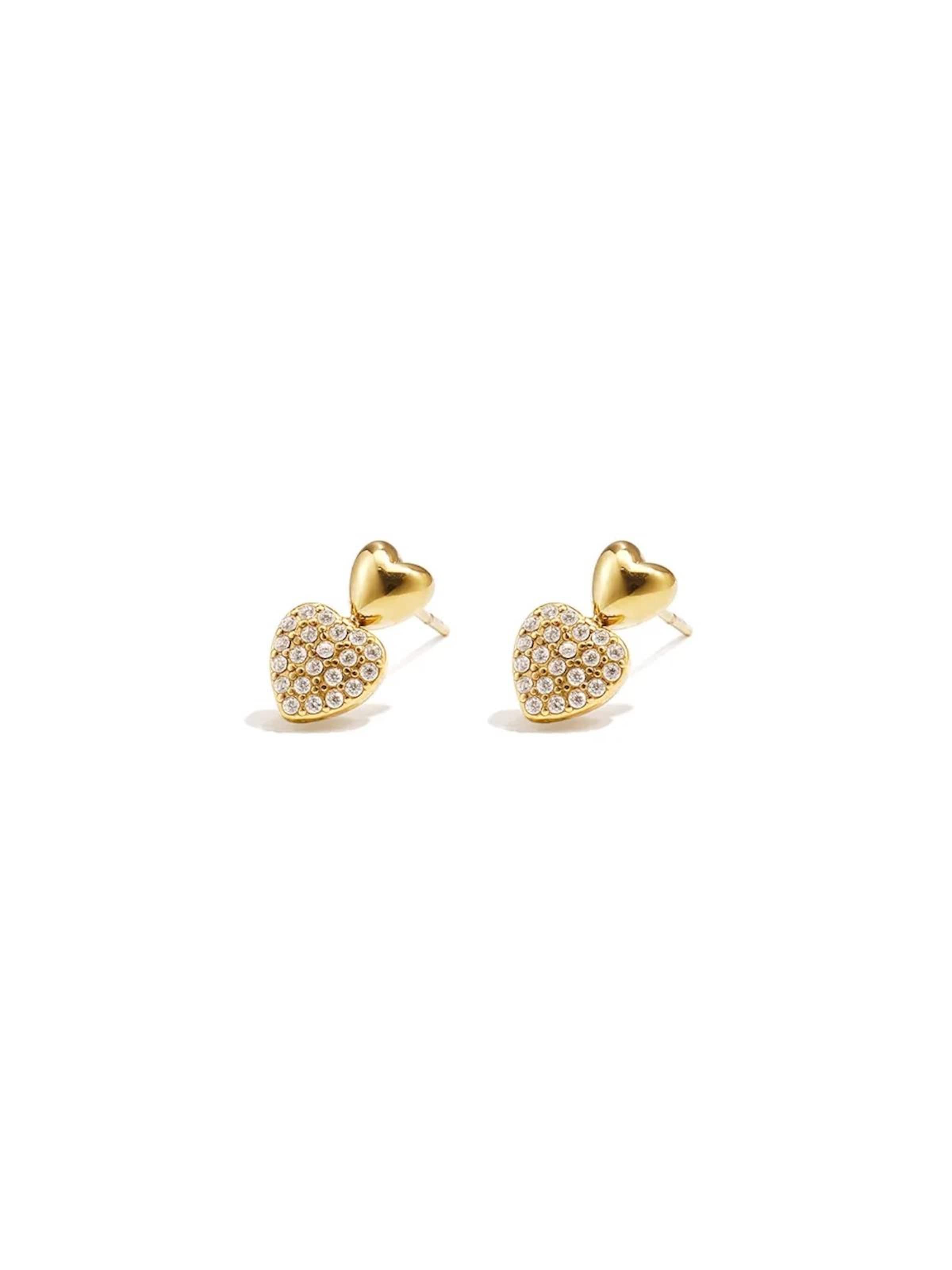 Cala Rose Ohrringe 'VALESSA'‌ in Gold: Vorderseite
