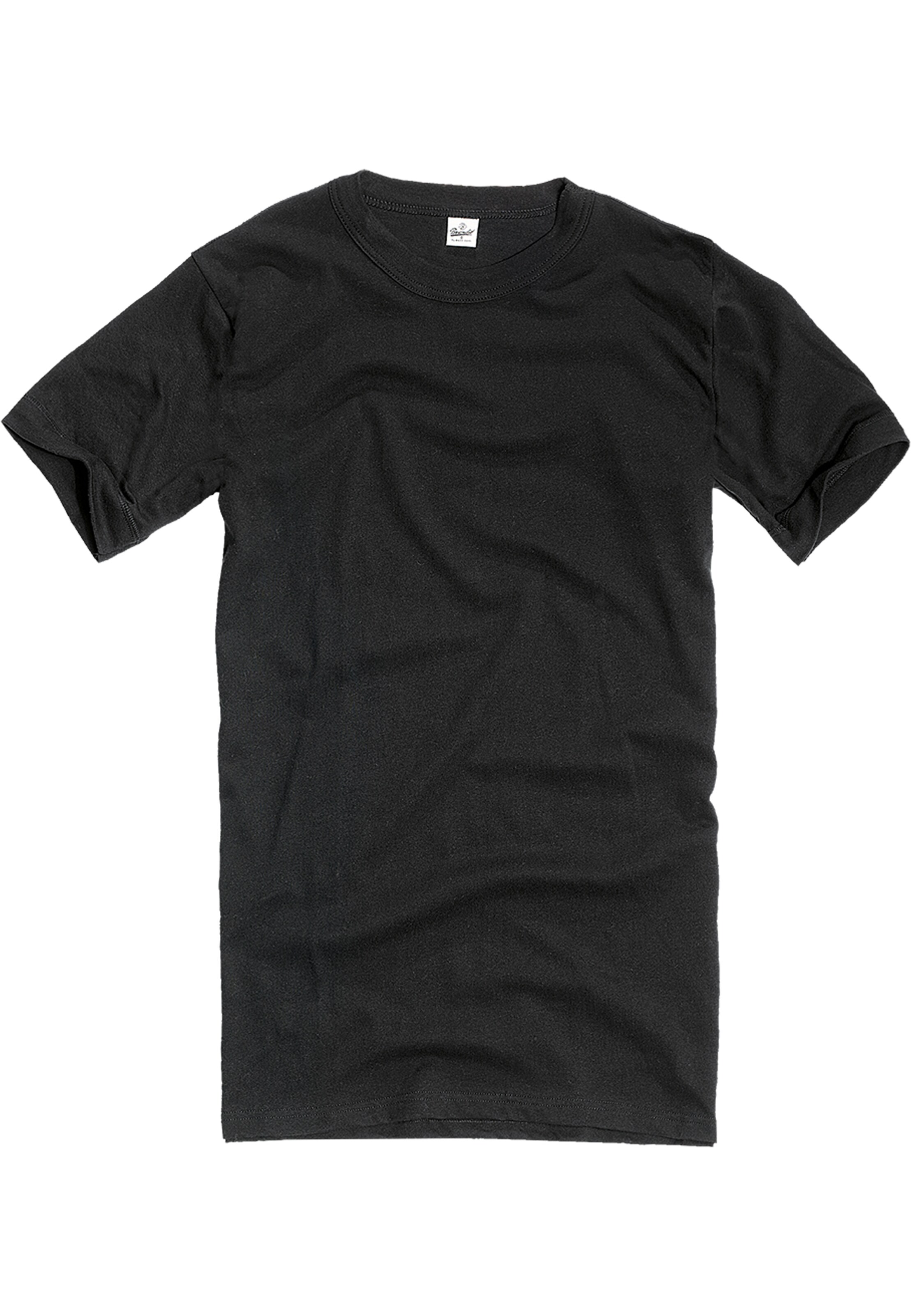 Maglietta di Brandit in nero: frontale