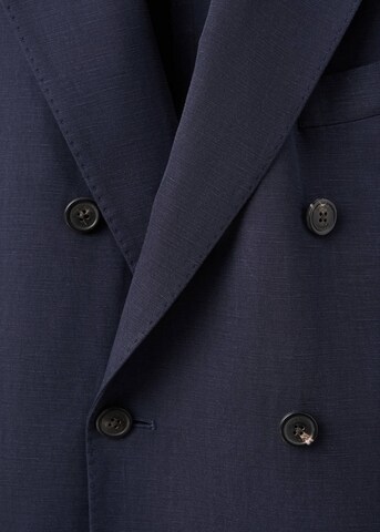 MANGO MAN Slim fit Suit Jacket 'Wave' in Blue