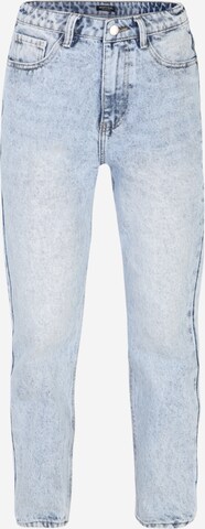 Regular Jeans de la Nasty Gal Petite pe albastru: față