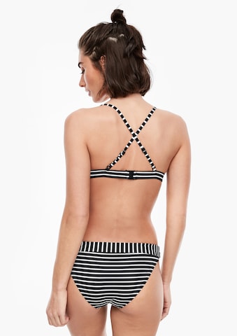 s.Oliver Triangle Bikini top in Black