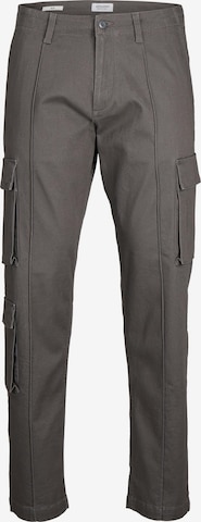 JACK & JONES Loosefit Cargobroek 'KANE HOVER' in Grijs: voorkant