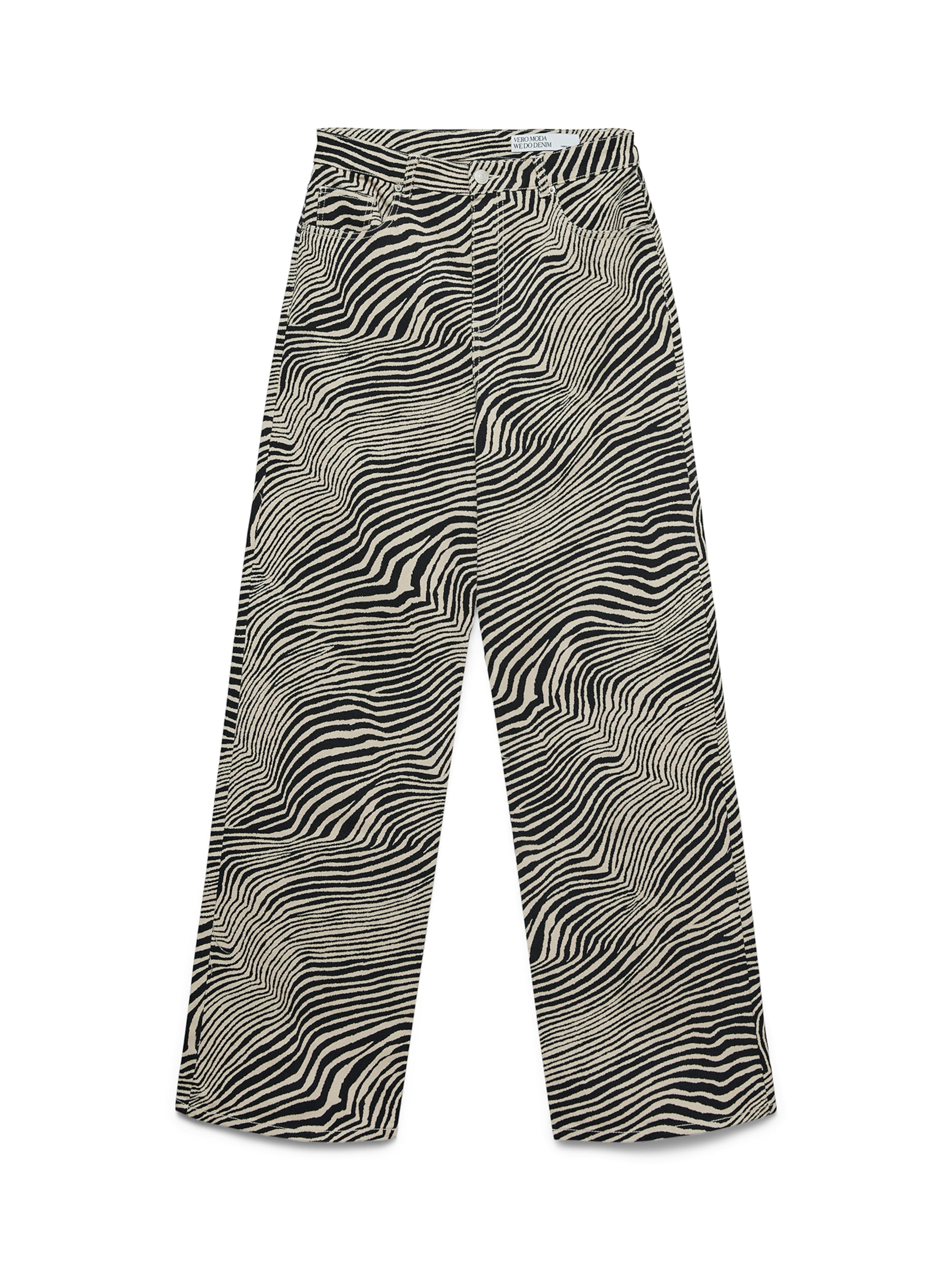 VERO MODA Wide Leg Jeans 'VMTESSA' in Beige: Vorderseite