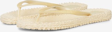 ILSE JACOBSEN T-Bar Sandals in Yellow: front