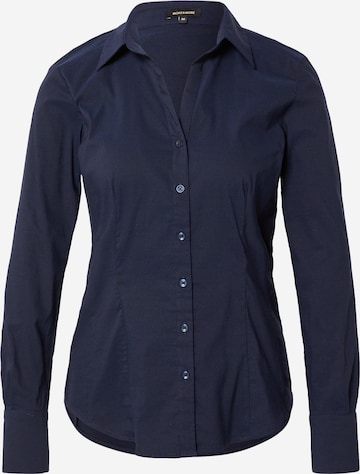 MORE & MORE Blouse 'Billa' in Blauw: voorkant