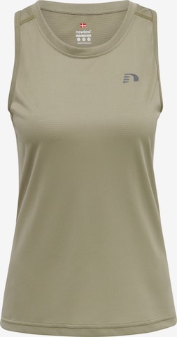 T-shirt fonctionnel Newline en beige : devant