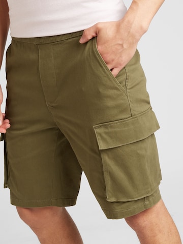 Only & Sons Regular Cargo Pants 'CAM' in Green
