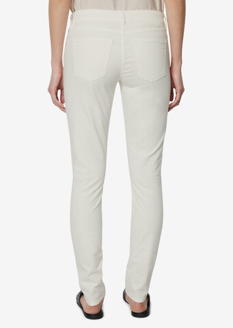 Marc O'Polo Slimfit Broek 'Alby' in Wit