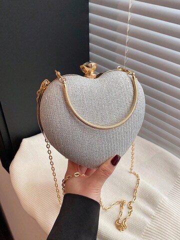 Tomshop24-7 Clutch 'Bella Herz'‌ in Silber