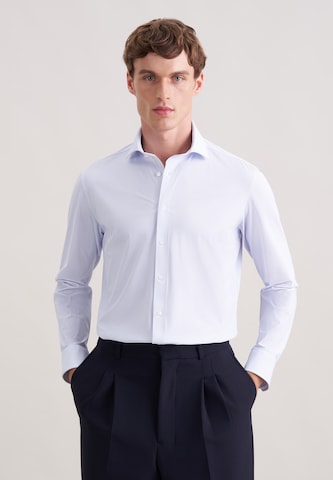 SEIDENSTICKER Regular fit Zakelijk overhemd 'SMART PERFORMANCE' in Blauw