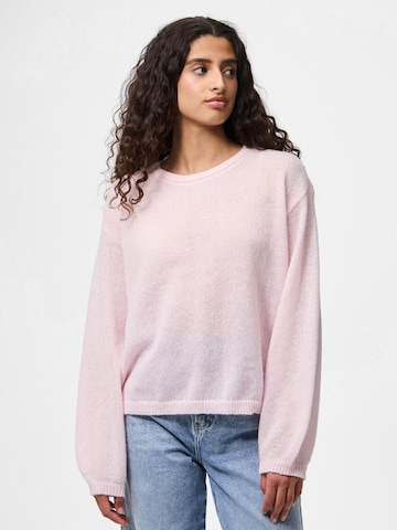 Pull-over 'PCIda' PIECES en rose : devant