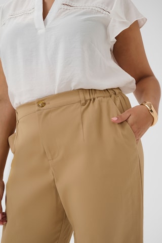 KAFFE CURVE Regular Hose 'KCvicky' in Braun