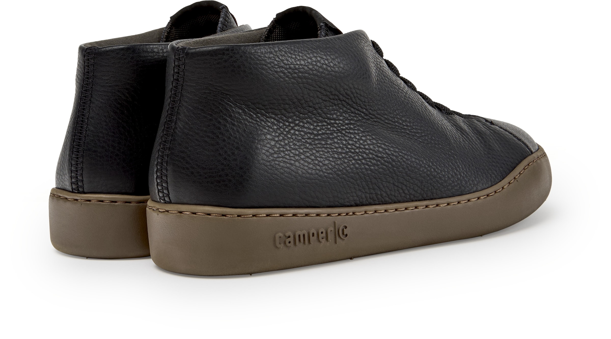 CAMPER Sneakers hoog ' Peu Touring ' in Zwart
