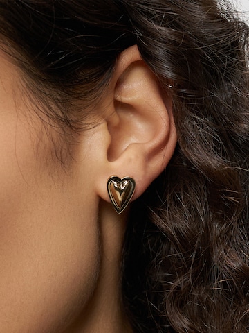 Liebeskind Berlin Ohrringe 'Heart' in Gold: Vorderseite