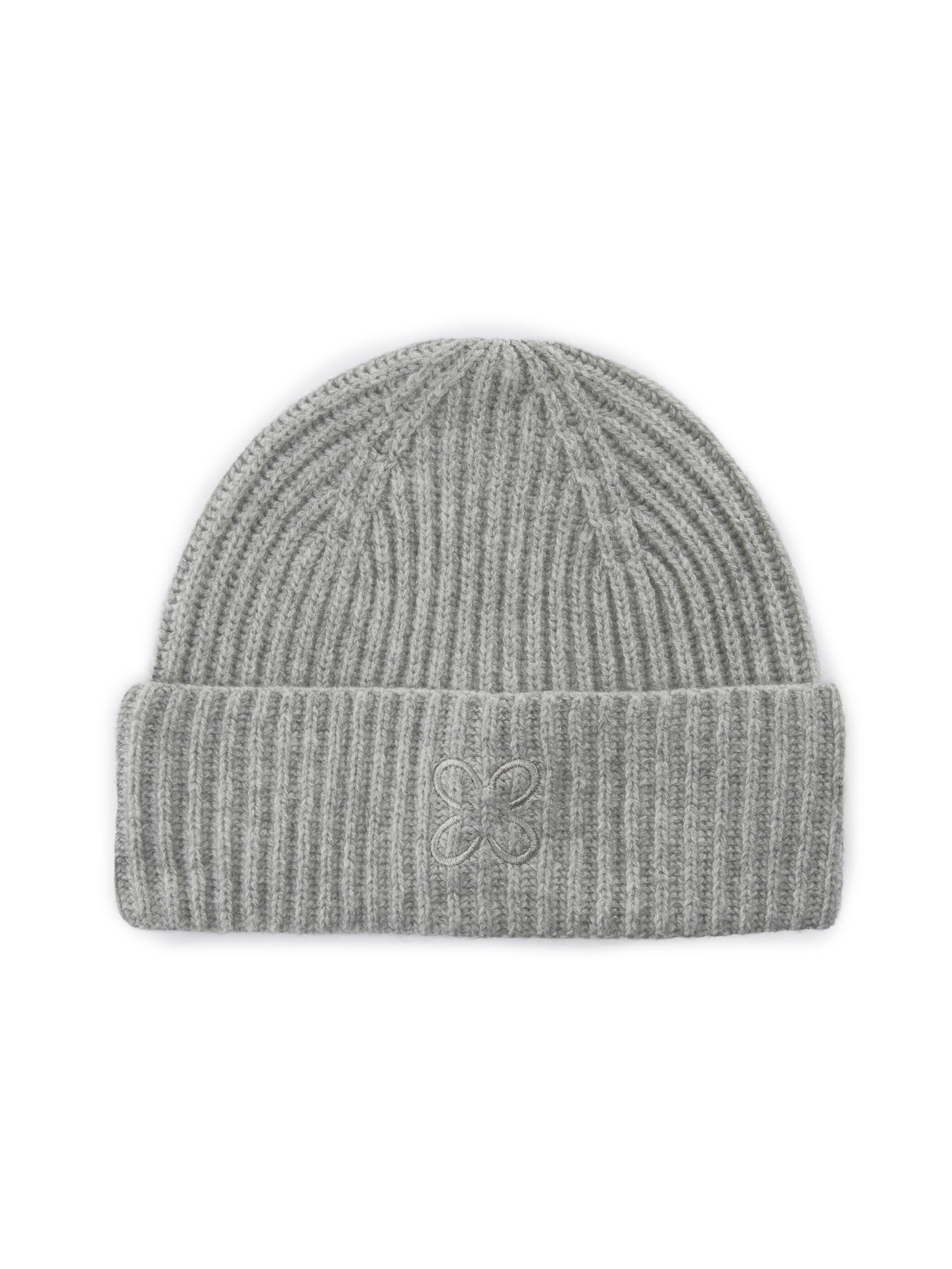 CODELLO Beanie in Grey: front