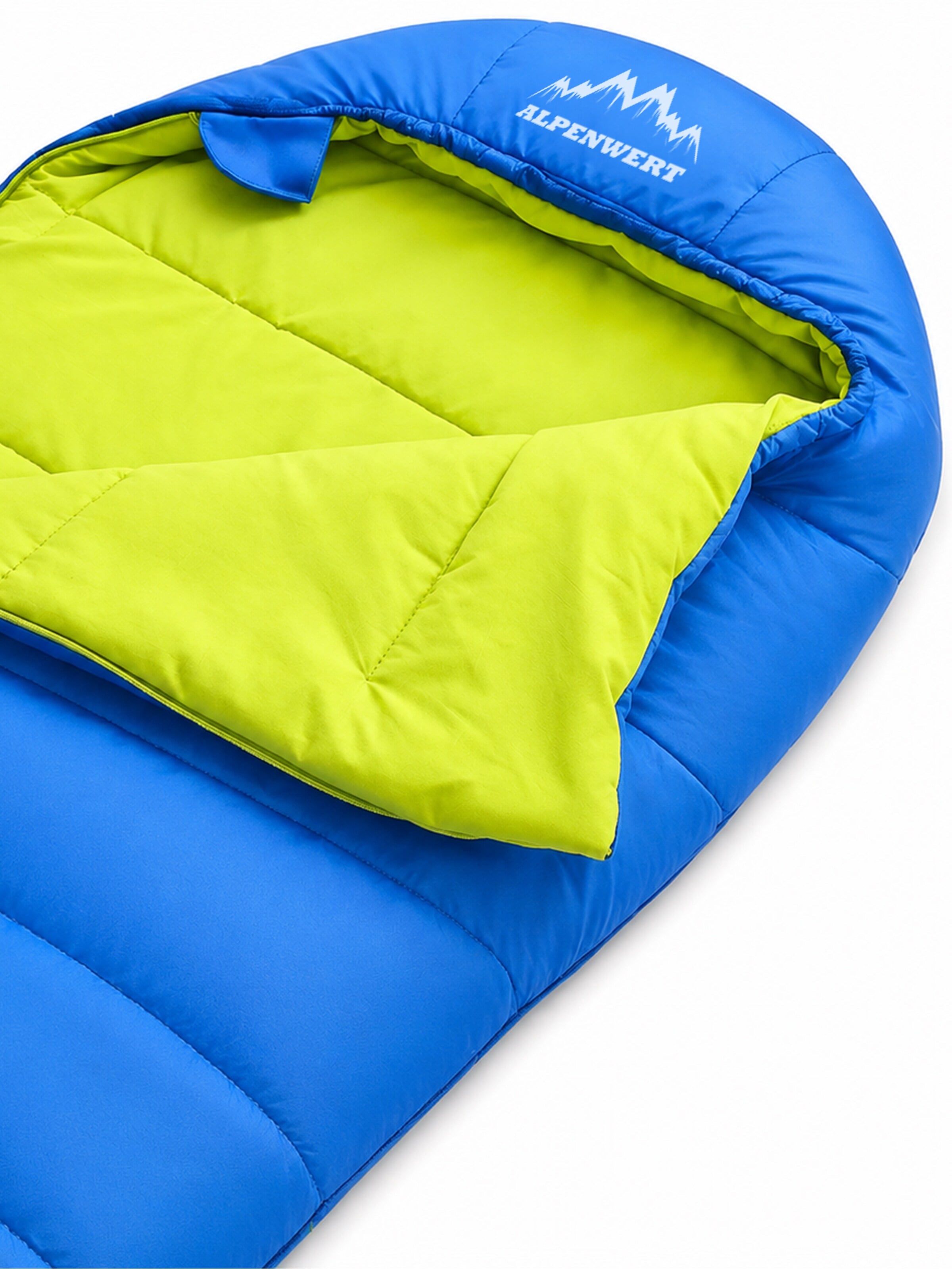 Alpenwert Sleeping Bag 'Schlafsack Kinder' in Blue